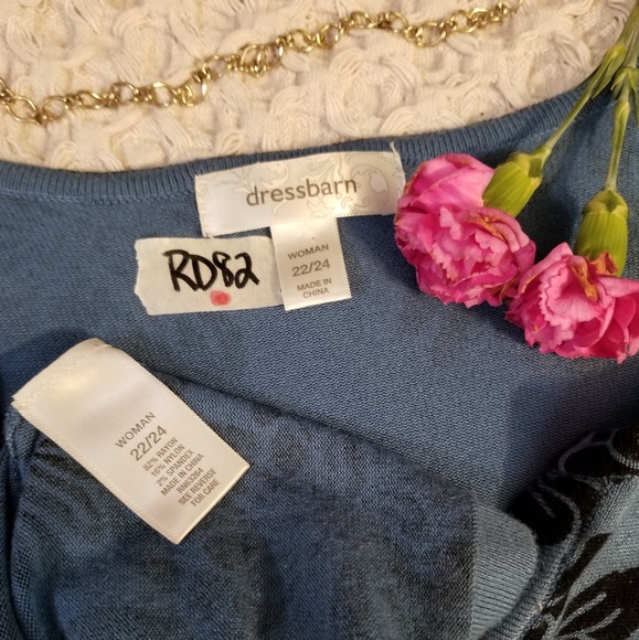 🌻🌺🌻DRESSBARN FLORAL PLUS SIZE BLOUSE!! - Picture 4 of 5